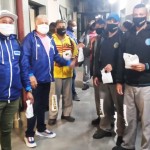 Sindmotorlix e Siemaco-SP distribuem kits de proteção para trabalhadores da VANLIX