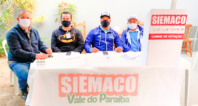 SOLIDARIEDADE SINDICAL- SINDMOTORLIX participa da eleição do Siemaco Vale do Paraíba
