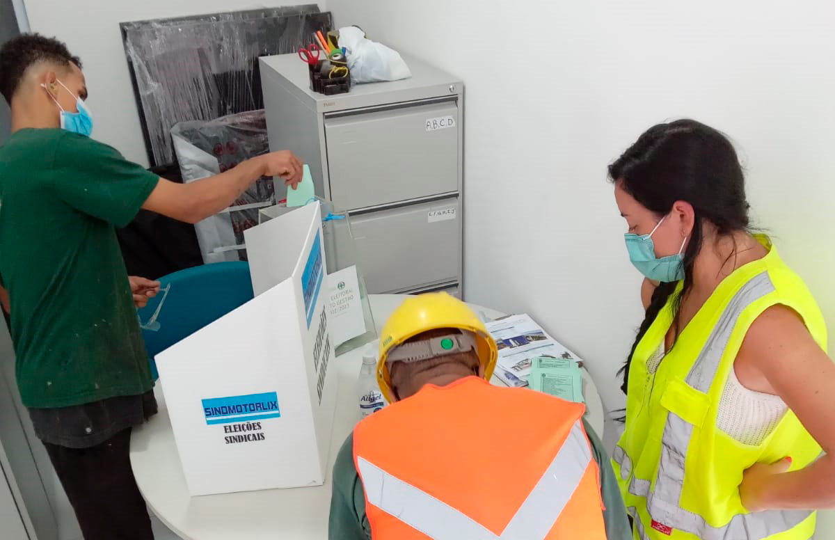 Sindmotorlix participa da organização da eleição de CIPA e faz visita a estrutura da empresa FLACIPEL