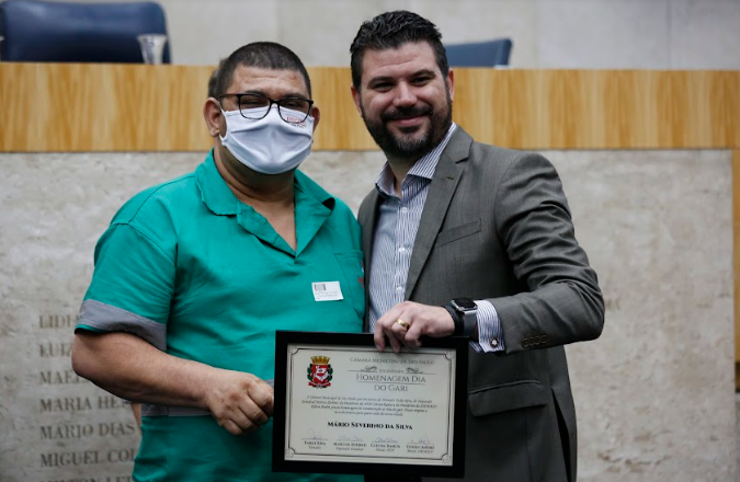 Histórico! Trabalhador em Grandes Geradores é homenageado na Câmara Municipal de São Paulo